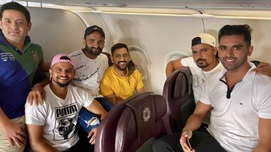 IPL 2020 Team News: MS Dhoni Reunites With Suresh Raina, Piyush Chawla & Other CSK Teammates Ahead of Training Camp for Indian Premier League 13 (View Pics and Videos)