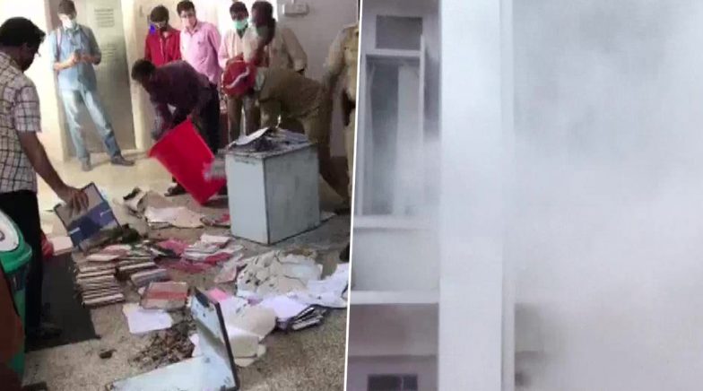 Fire at Kerala Secretariat: Congress, BJP Allege Conspiracy to Destroy Gold Smuggling Case Evidence