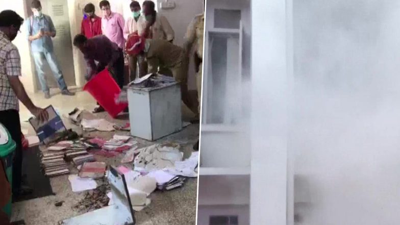 Fire at Kerala Secretariat: Congress, BJP Allege Conspiracy to Destroy Gold Smuggling Case Evidence