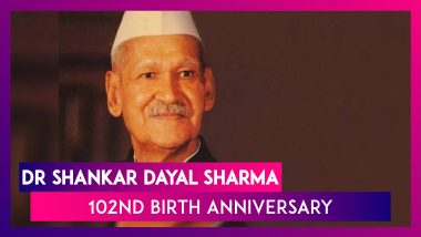 Dr Shankar Dayal Sharma 102nd Birth Anniversary: Remembering the 9th President of India