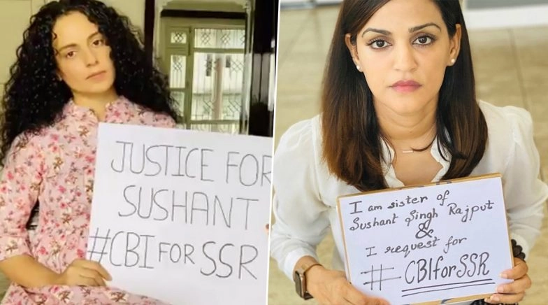 Sushant Singh Rajput Case: Kangana Ranaut Supports Late Actor's Sister Demand for CBI Probe