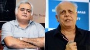Hansal Mehta Supports Mahesh Bhatt After Netizens Bombard His Disney+ Hotstar Film&rsquo;s Trailer with Dislikes, Says &lsquo;I Will Be Watching Sadak2 Tonight&rsquo;