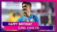 Happy Birthday Sunil Chhetri: Facts to Know About Indian Football Team Skipper