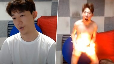 South Korean YouTuber, Shin Tae Il Sets His Genitals on Fire During Live Stream Gaming Video on Viewers’ Demand, Suffers From Second-Degree Burn (Watch Video)