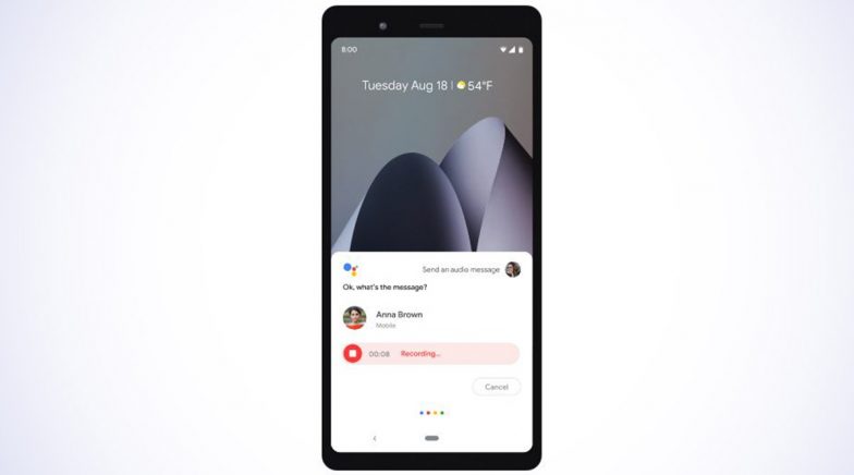 Google Assistant Now Allows Users to Send Audio Messages Without Holding the Mic Icon