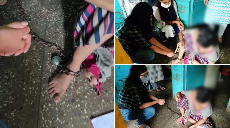 Woman, Chained And Tortured by Husband, Rescued by DCW in Delhi's Trilokpuri