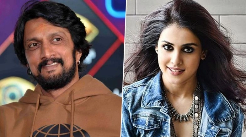 Kichcha Sudeep Extends Heartwarming Wishes to Genelia Deshmukh on Her 33rd Birthday!