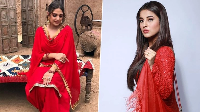 Himanshi Khurana or Shehnaaz Gill, Whose Ethnic Wear You Would Choose to Celebrate Krishna Janmashtami 2020? View Pics and Decide