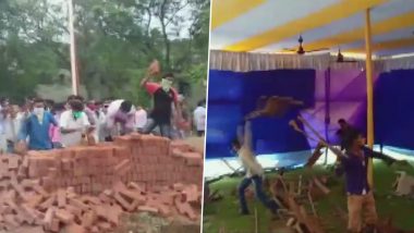 Visva Bharati University Boundary Wall Row: Locals Demolish Varsity Gates, Destroy Construction Materials; Mamata Banerjee Reacts