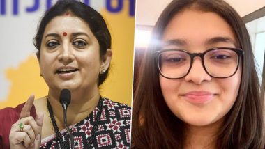 Smriti Irani's 'Favourite Pastry Chef' Is Daughter Zoish and the Cake Looks Absolutely Delicious (See Pics)