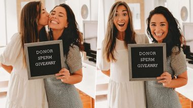 Lesbian Influencer Couple, Allie Conway and Sam Kwiatkowski Has Left the Internet Divided With Their ‘Donor Sperm Giveaway’ Contest on Instagram (View Pic)