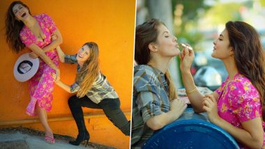 Jacqueline Fernandez to Do a Video Podcast With Her Look-a-Like Amanda Cerny