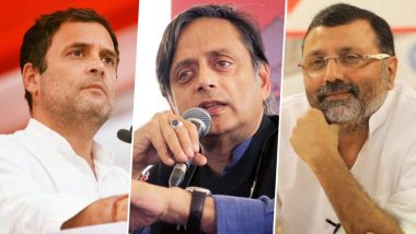 Facebook-BJP Row: Privilege Motion Moved Against Rahul Gandhi, Shashi Tharoor by Nishikant Dubey