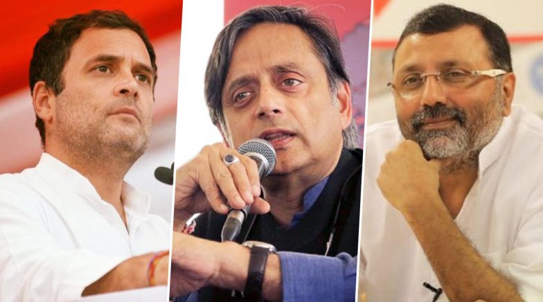 Facebook-BJP Row: Privilege Motion Moved Against Rahul Gandhi, Shashi Tharoor by Nishikant Dubey