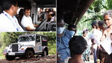 Rahul Gandhi Tweets Video of Mahindra Thar, Provided by His MPLADS Fund, Bringing Medical Care at Doorsteps of Tribals in Wayanad's Noolpuzha