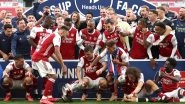 Arsenal Players Celebrate After Confirming European Football With FA Cup 2019&ndash;20 Win Over Chelsea (View Pics)