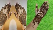New Mehndi Designs For Hartalika Teej 2020: Quick Shiva Parvati Portrait and Latest Arabic Mehendi Pattern Images and Tutorial Videos to Celebrate Teej