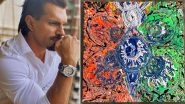 On Independence Day 2020, Karan Singh Grover Shares His Majestic Painting of Indian Tricolor with a Message of Unity (View Post)