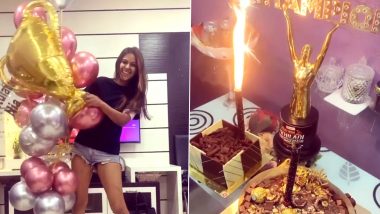 Nia Sharma, Khatron Ke Khiladi-Made In India Winner Celebrates Big Win With Balloons, Cakes and Trophy! (View Post)
