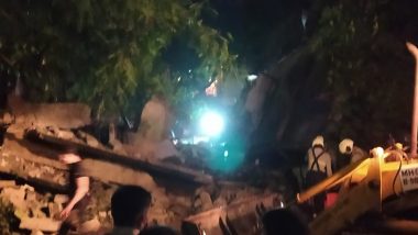 Mumbai: Empty House Collapses on Sherley Rajan Road in Bandra, Damages Nearby Structures; One Rescued
