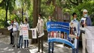 Anti-Pakistan Protest Outside Pak Consulate in New York on International Day of Victims of Enforced Disappearances 2020