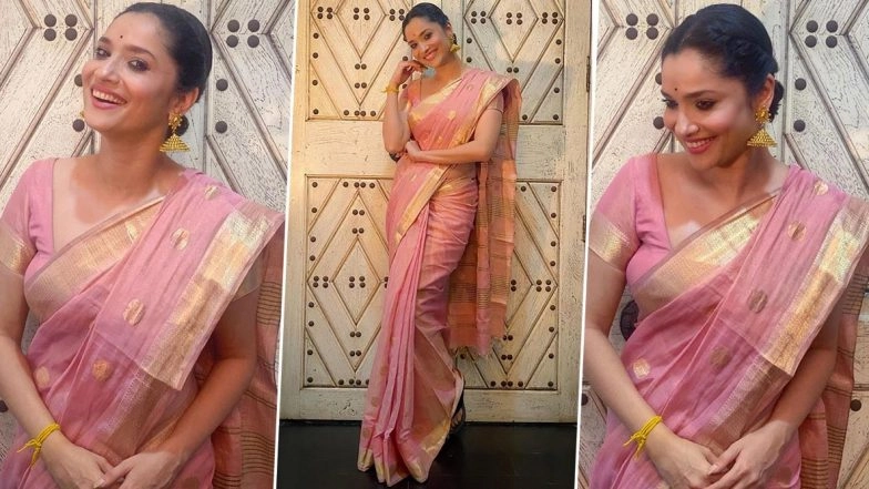 Ankita Lokhande Is All Things Charming in Her Traditional Six Yards (View Pics)