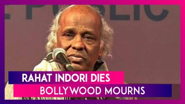 Rahat Indori Dies Of Heart Attack; Bollywood Mourns The Demise Of The Renowned Poet & Lyricist