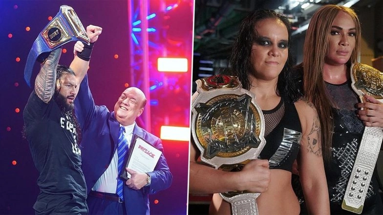 WWE Payback 2020 Results and Highlights: Roman Reigns Becomes Universal Champion; Shayna Baszler, Nia Jax Defeat Sasha Banks, Bayley to Win Women’s Tag Team Title (View Pics)