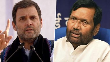 Ram Vilas Paswan Hits Back at Rahul Gandhi, Blames UPA-Era Provision For Non-Updation of NFSA List