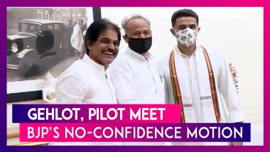 Ashok Gehlot, Sachin Pilot Meet; Rajasthan CM’s ‘Trust Vote’ Counter To BJP’s ‘No-Confidence Motion’