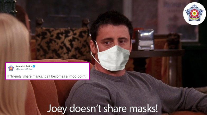 We Cannot Help But Agree With Mumbai Police's Latest FRIENDS-Inspired Meme