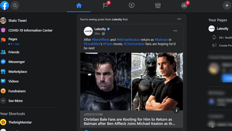 'Classic' Facebook to Bid Goodbye On September 1, 2020 as 'New' Facebook.com with More Streamlined UI Set to Replace the Old Blue Interface