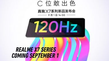 Realme X7, Realme X7 Pro Smartphones to Be Launched on September 1, 2020; Expected Prices, Features, Variants & Specifications
