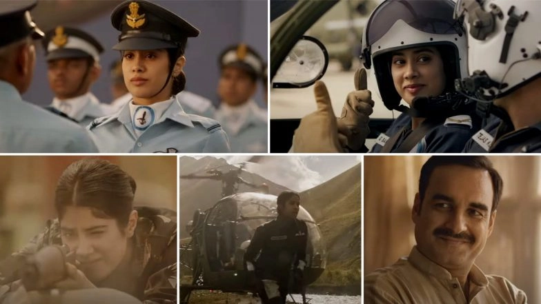 Bharat Ki Beti Song From Gunjan Saxena: The Kargil Girl Is A Patriotic and Emotional Tribute To Daughters (Watch Video)