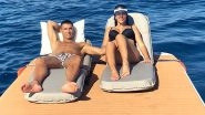 Cristiano Ronaldo Goes Sunbathing With Girlfriend Georgina Rodriguez After Juventus' Champions League Exit (View Pic)