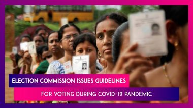 Election Commission Issues New Guidelines For Conducting Elections During COVID-19 Pandemic