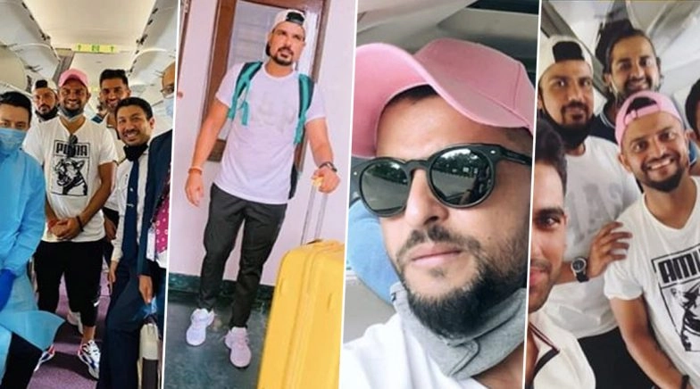 Suresh Raina, Deepak Chahar and Other CSK Players Leave Together to Take Part in Training Camp