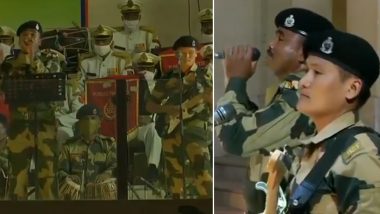 Independence Day 2020 Celebrations: BSF Band's Musical Performance Follows Beating The Retreat Ceremony at Attari-Wagah Border; Watch Videos