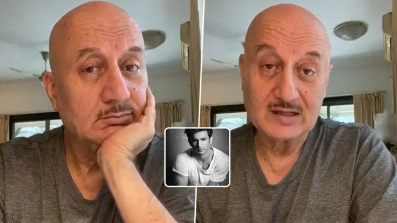 Anupam Kher Shares Video Message Seeking Justice For Sushant Singh Rajput’s Tragic Demise (Watch Video)