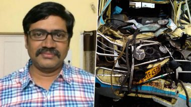 Telugu Film Distributor Kamalakar Reddy and Father Nandagopal Reddy Die In Road Accident in Hyderabad