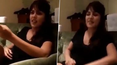 Rhea Chakraborty Reacts to Her ‘Apun Tai Hai’ Viral Video in Which She Is Seen Impersonating a Character