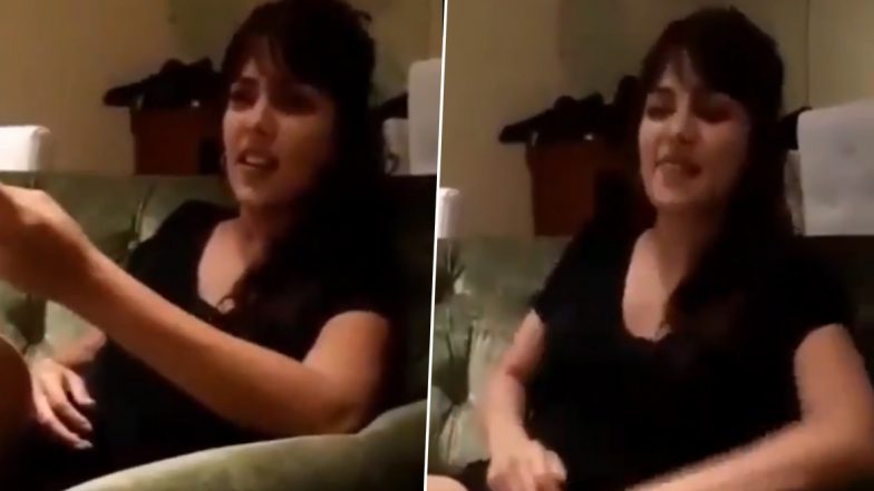 Rhea Chakraborty Reacts to Her ‘Apun Tai Hai’ Viral Video in Which She Is Seen Impersonating a Character