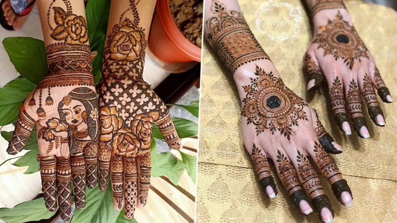 Hartalika Teej 2020 Latest Mehendi Designs: 5-Min Quick Arabic, Indian & Rajasthani Mehndi Patterns with Floral Motifs for Teej