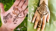 New Janmashtami 2020 5-Minute Simple Mehendi Designs: Krishna Portrait and Rajasthani Style Mehndi Pattern Images and Tutorials to Celebrate Gokulashtami