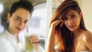 Is Kangana Ranaut Taunting Rhea Chakraborty By Mentioning the Benefits of Sugarcane Juice Over Drugs? (Read Tweet)