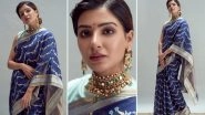 Rana Daggubati and Miheeka Bajaj Wedding: Samantha Akkineni's Look Is Bright, Blue and Beautiful! (View Pics)