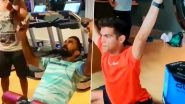 KKR Can't Wait For IPL 2020 to Begin, Share Video of Skipper Dinesh Karthik and Other Players Working Out in Gym (See Post)