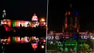 Independence Day 2020: Rashtrapati Bhavan, CSMT, Parliament Illuminates in Tricolour on I-Day Eve, See Pics