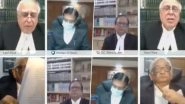 Video of Senior Advocate Rajeev Dhavan Smoking Hookah During Rajasthan High Court Virtual Hearing Goes Viral