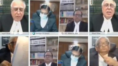 Video of Senior Advocate Rajeev Dhavan Smoking Hookah During Rajasthan High Court Virtual Hearing Goes Viral